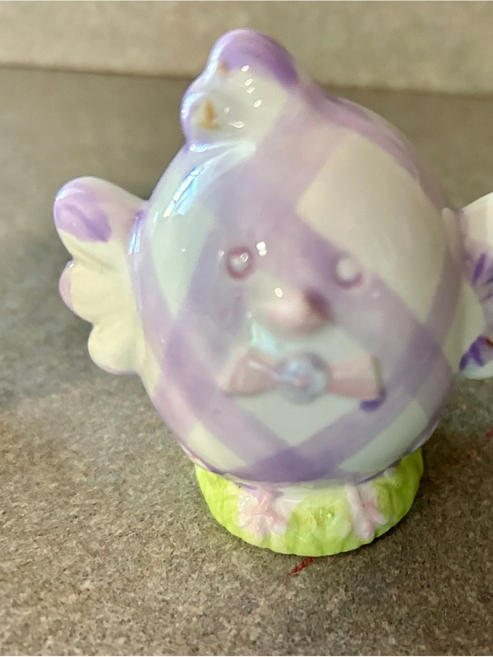 Pastel Ceramic Chick salt and pepper shakers